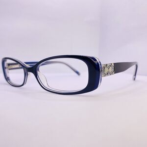 Coach Eyeglasses Sunglasses Authentic Fionna 2010 Navy 49 [] 16 135 MM Blue